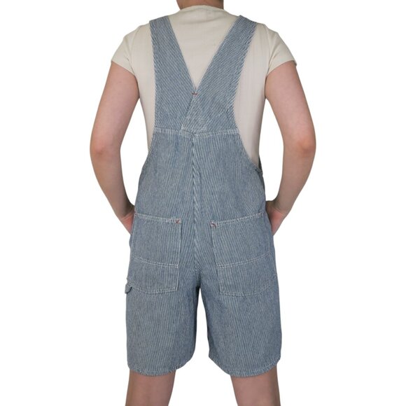 Vintage 90s  Limited Jeans Denim Striped Overalls - Picture 2 of 9